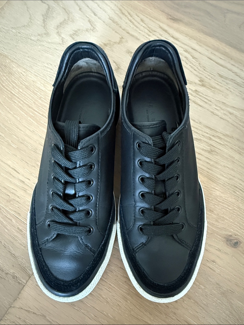 Rag & Bone Leather Sneakers - Picture 3 of 8